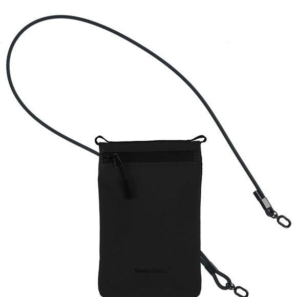 Small Nylon Crossbody Bag Lightweight Foldable Travel Sling with Zippers - Picture 1 of 6